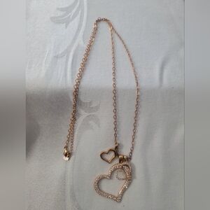 Rose Gold Heart Pendant Necklace
